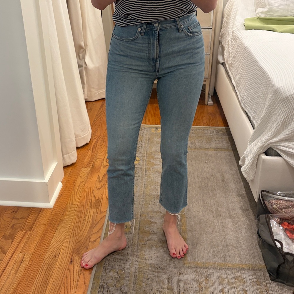 Everlane high rise kick crop Jeans - Picture 7 of 7